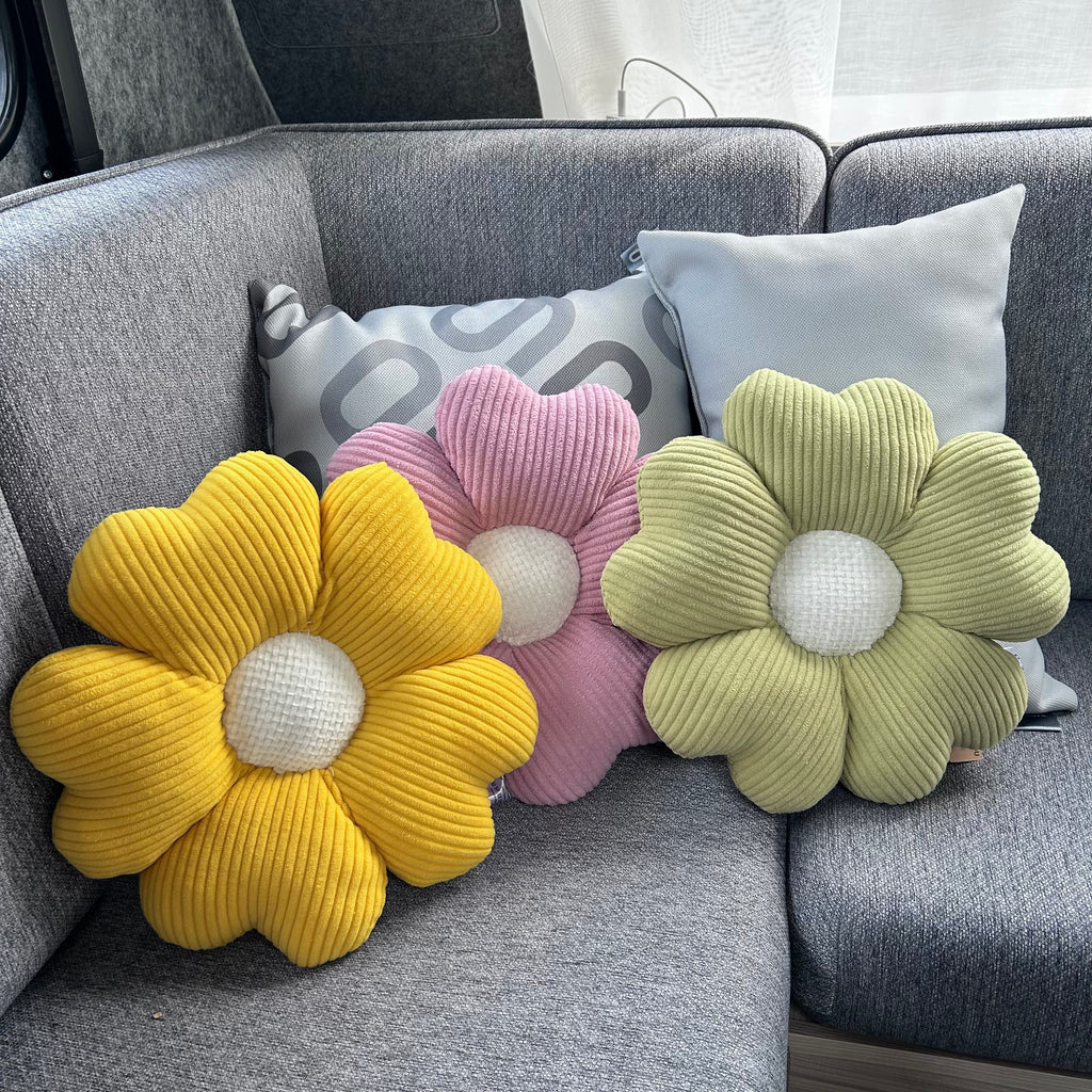 Kissen Blumen aus Textil