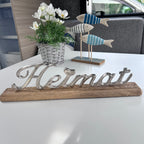 Aufsteller Schriftzug "Heimat"