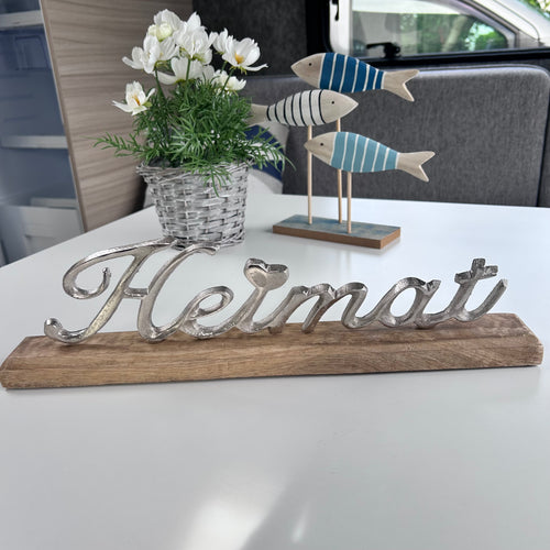 Aufsteller Schriftzug "Heimat"