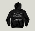 Hoodie "The best memories are made while camping" - Rückseite