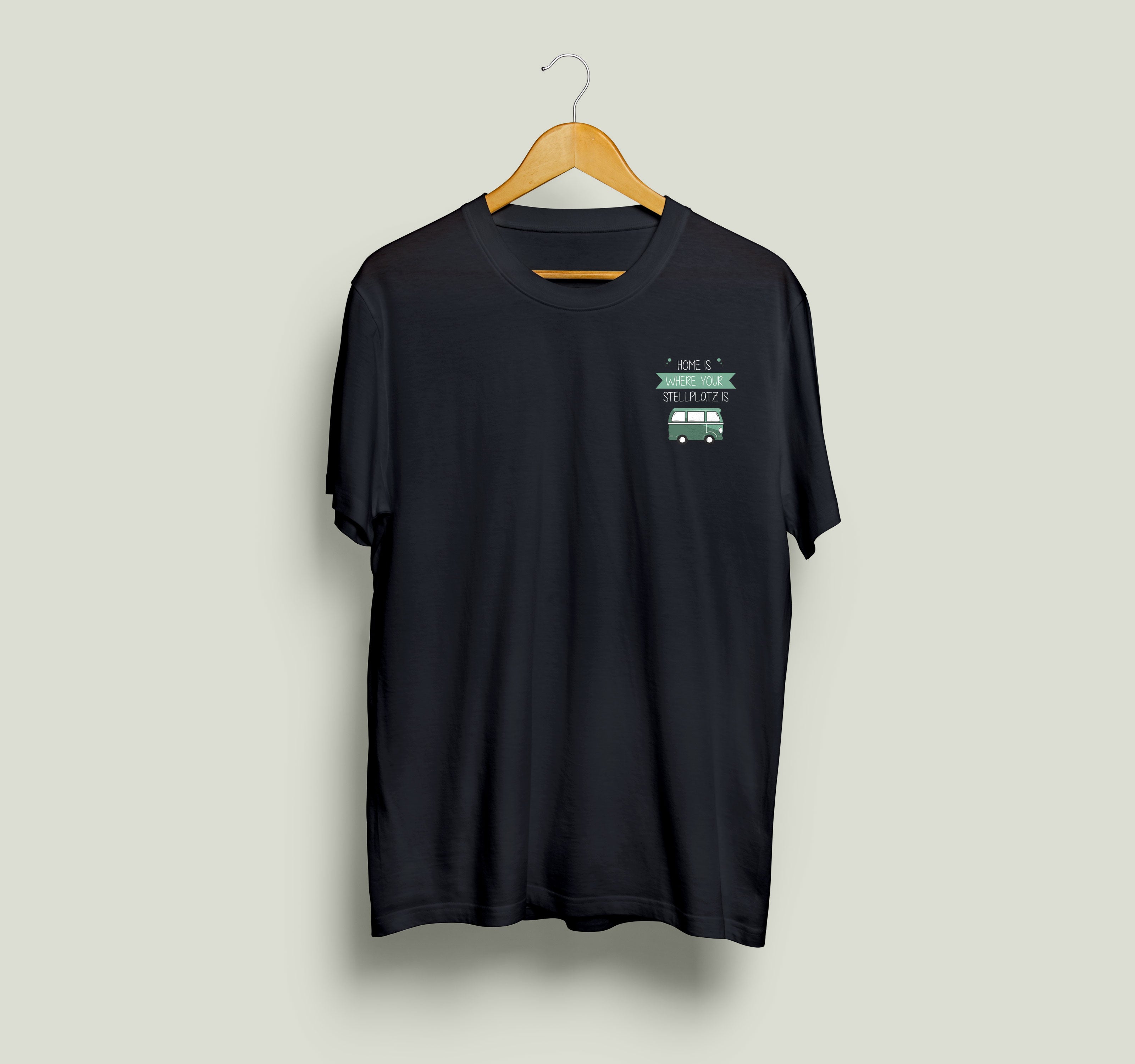 T-Shirt "Home is where your Stellplatz is"