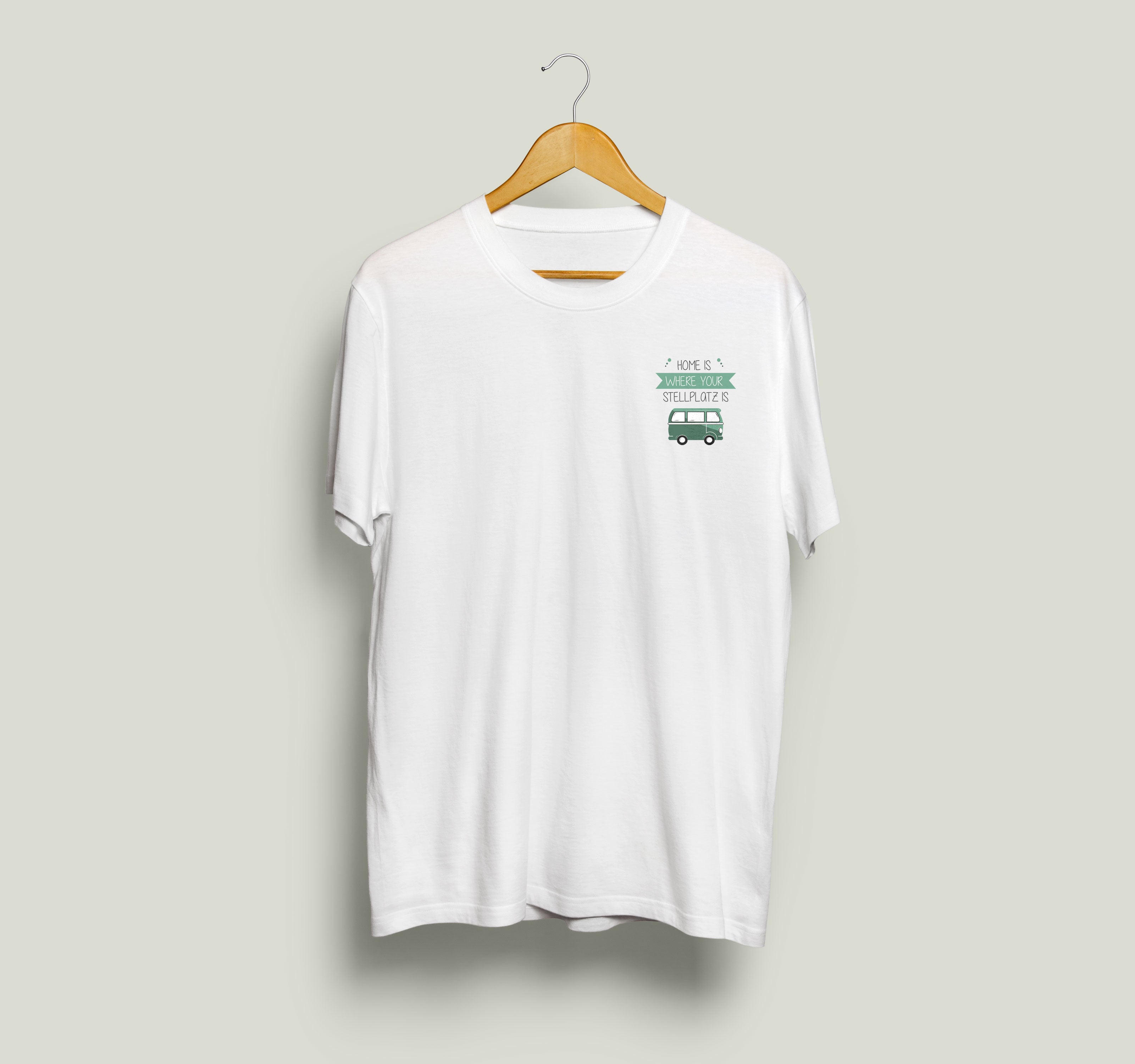 T-Shirt "Home is where your Stellplatz is"