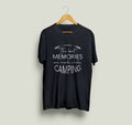 T-Shirt "The best memories are made while camping" - schwarz