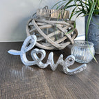 Holzschriftzug "Love"