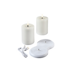 LED-Kerzen 2er-Set - 10 cm