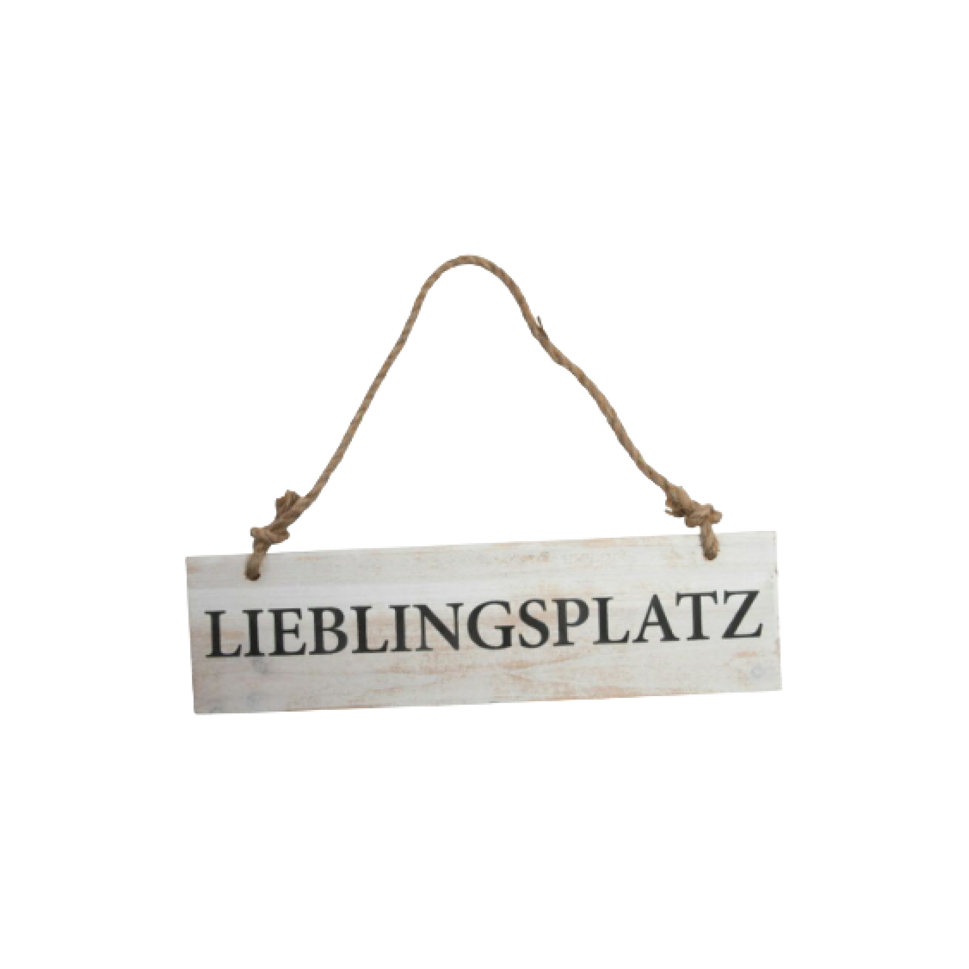 Holzschild "Lieblingsplatz" zum Hängen