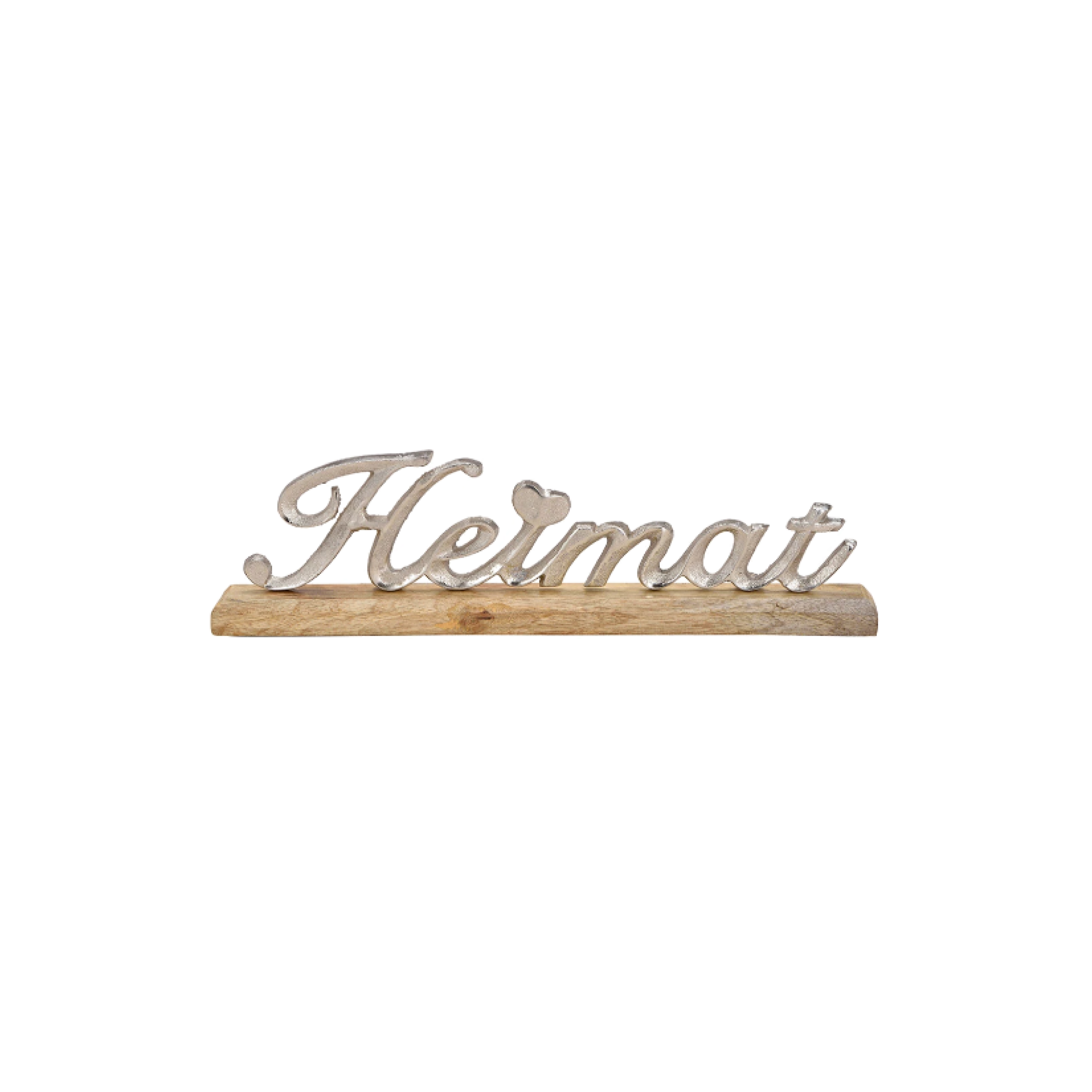 Aufsteller Schriftzug "Heimat"