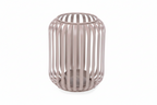 Laterne aus Metall in Taupe