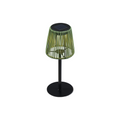Solar-Lampe aus Metall u. Kunststoff - grün